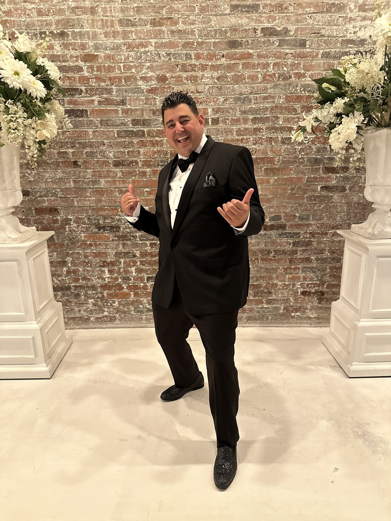 DJ Galiffa in black tie